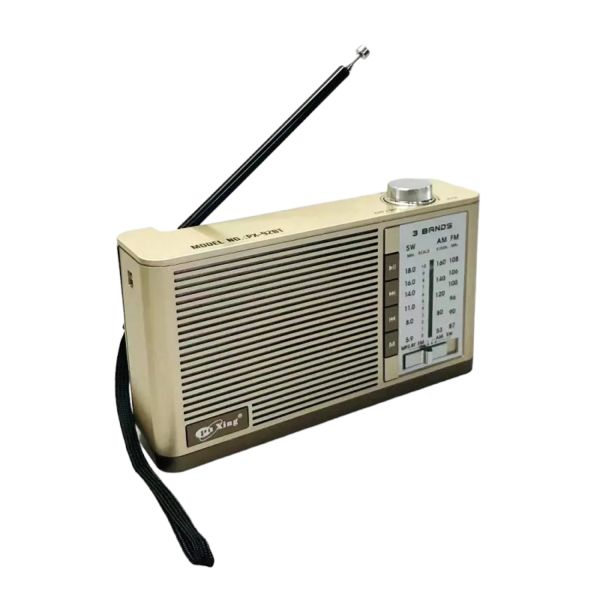 Επαναφορτιζόμενο ραδιόφωνο – PX-92BT - 000923 - Gold - GoodFlix