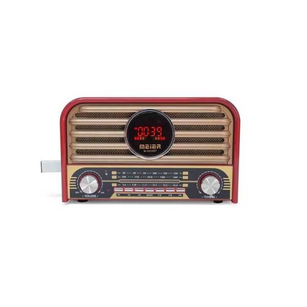 Επαναφορτιζόμενο ραδιόφωνο Retro – M2032BT - 020327 - GoodFlix