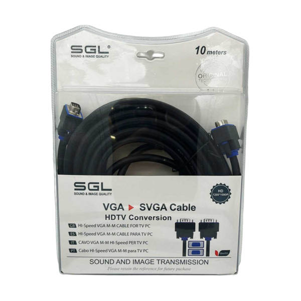 Καλώδιο VGA - A550BB - 10m - 095752 - GoodFlix