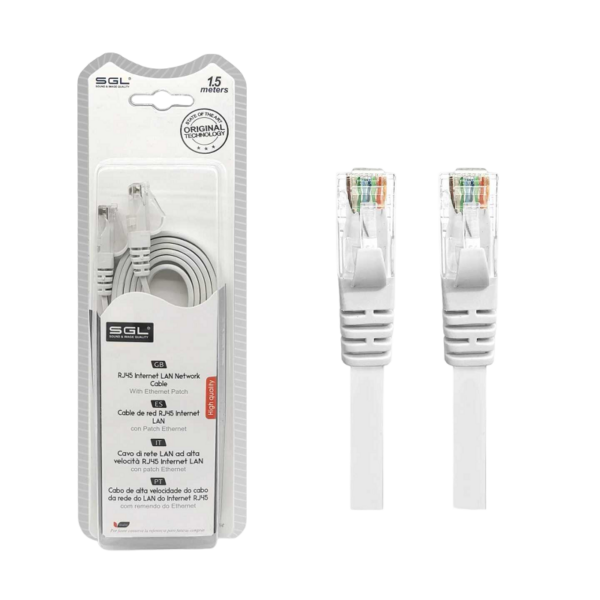 Καλώδιο δικτύου Ethernet - Πλακέ - A8P8C - 1.5m - 096391 - GoodFlix