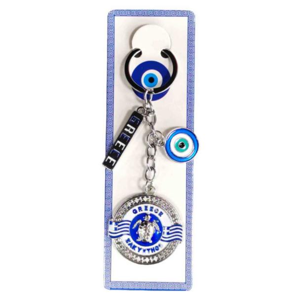Τουριστικό μπρελόκ Souvenir - Σετ 12pcs - Ματάκι/Greece - 112760 - GoodFlix