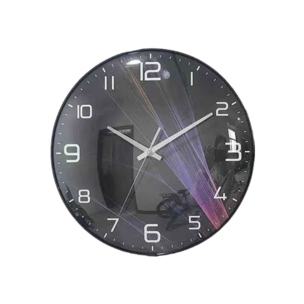 Ρολόι τοίχου - FHS-B625-13 - 505039 - Black/Purple - GoodFlix