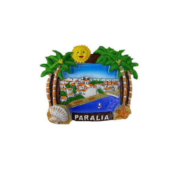 Tουριστικό μαγνητάκι Souvenir – Σετ 12pcs - Resin Magnet - Paralia - 678112 - GoodFlix