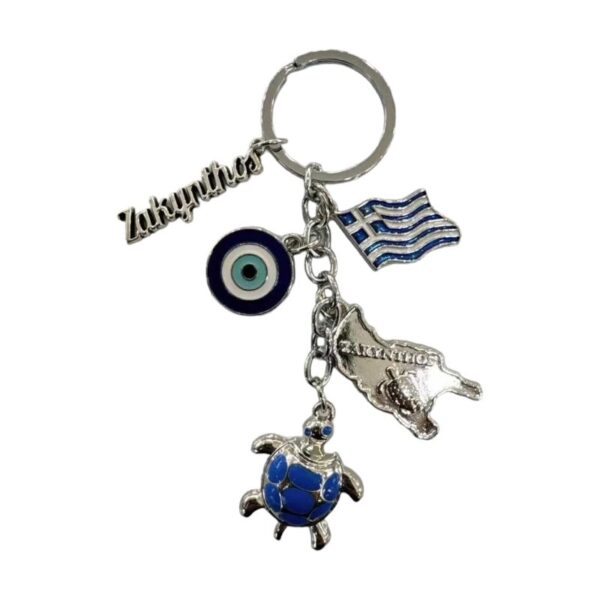 Τουριστικό μπρελόκ Souvenir - Σετ 12pcs - Ματάκι/Zakynthos - 281188 - GoodFlix