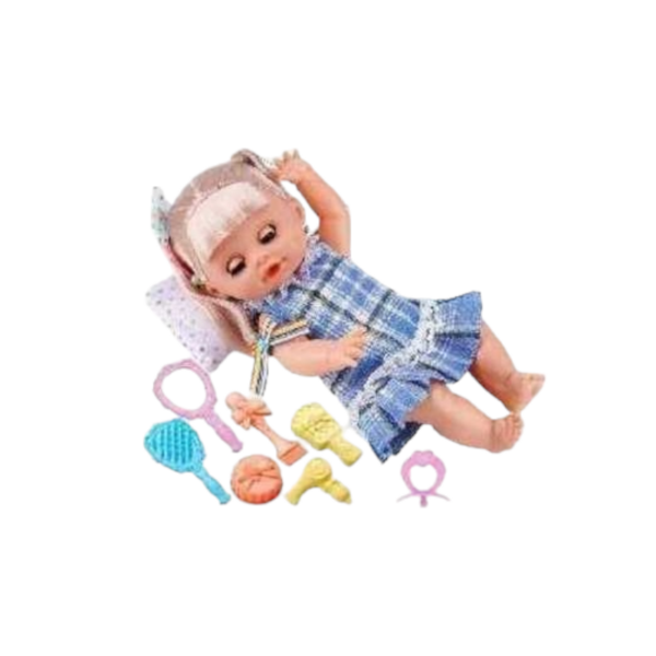Κούκλα μωρό με αξεσουάρ φροντίδας - WD2328AB31CM - 308225 - GoodFlix