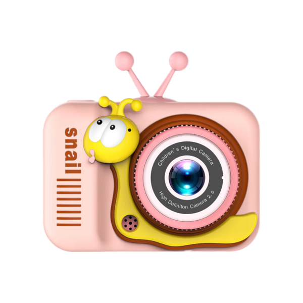 Παιδική ψηφιακή κάμερα - Q2 - Snail - 810651 - Pink - GoodFlix
