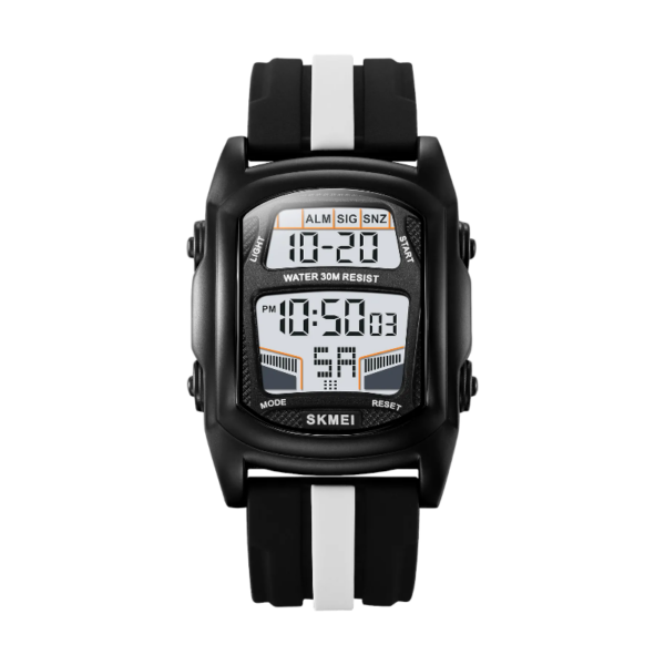Ψηφιακό ρολόι χειρός – Skmei - 2203 - Black/White - GoodFlix