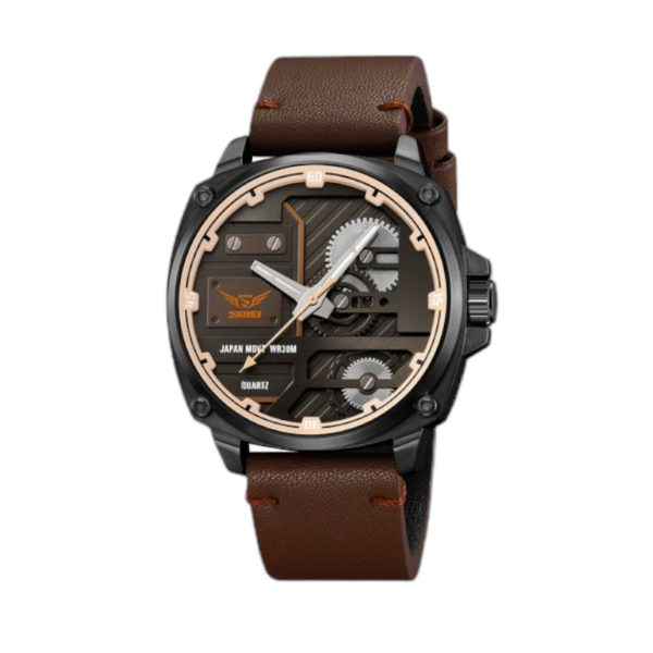 Αναλογικό ρολόι χειρός – Skmei - 2289 - Dark brown - GoodFlix
