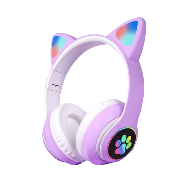 Ασύρματα ακουστικά - Cat Headphones - ST23M - 323230 - Purple - GoodFlix