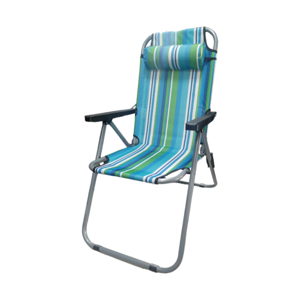 Πτυσσόμενη καρέκλα camping - 1608 - 270874 - Blue/Green - GoodFlix