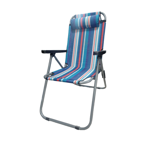 Πτυσσόμενη καρέκλα camping - 1608 - 270874 - Blue/Red - GoodFlix