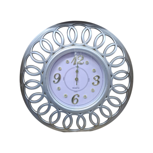Ρολόι τοίχου Vintage - 868T - 008687 - Silver - GoodFlix