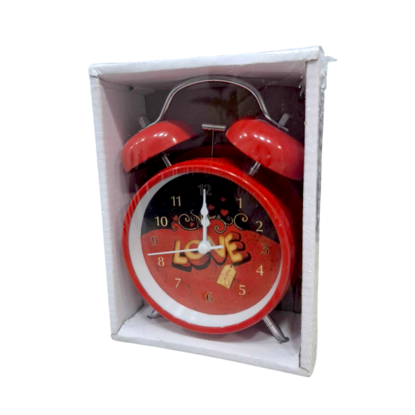 Επιτραπέζιο ρολόι - Ξυπνητήρι - 8806-5 - 880652 - Red/Black - GoodFlix