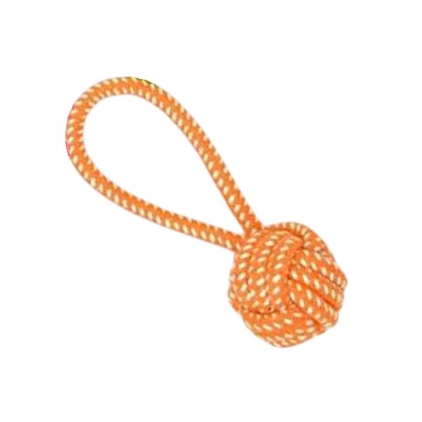 Παιχνίδι σκύλου σχοινί με μπάλα - 20cm - 12pcs - 550531 - GoodFlix