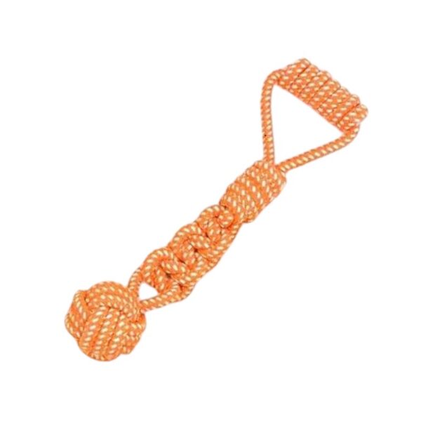 Παιχνίδι σκύλου σχοινί με μπάλα - 30cm - 12pcs - 550545 - GoodFlix