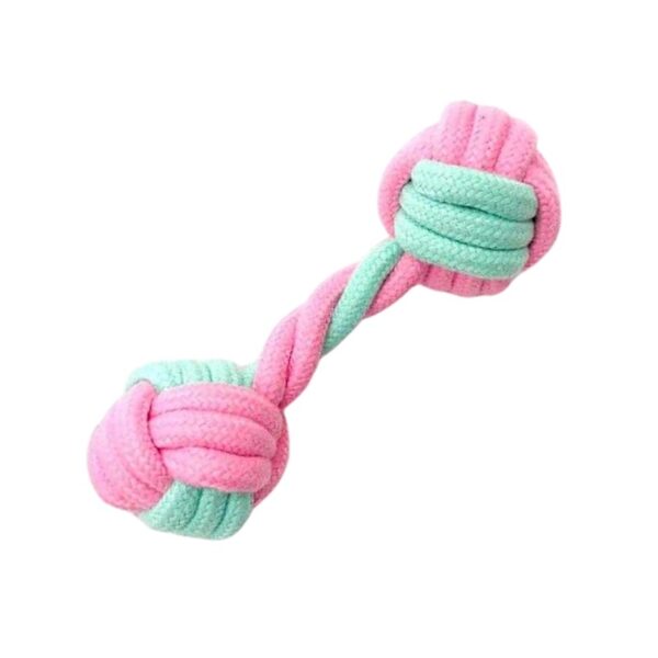 Παιχνίδι σκύλου σχοινί με μπάλες - 18cm - 12pcs - 550584 - GoodFlix