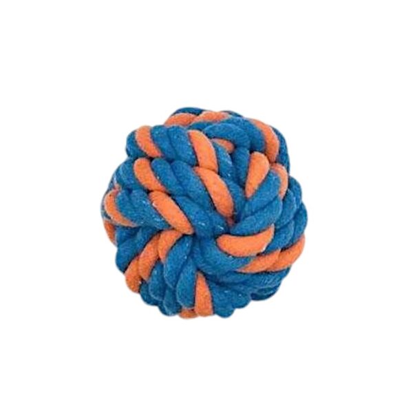 Παιχνίδι σκύλου μπάλα από σχοινί - 8cm - 12pcs - 550614 - GoodFlix