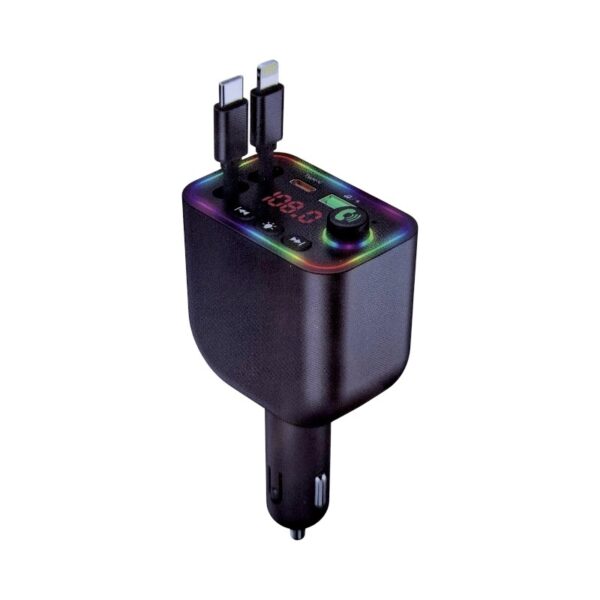 Transmitter αυτοκινήτου Bluetooth με 2 καλώδια φόρτισης - Y4 - 811770 - GoodFlix