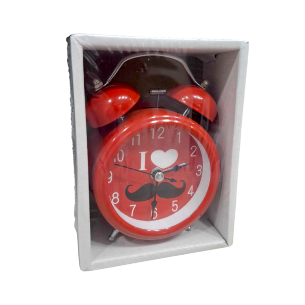 Επιτραπέζιο ρολόι - Ξυπνητήρι - 3301-3 - 330109 - Red - GoodFlix