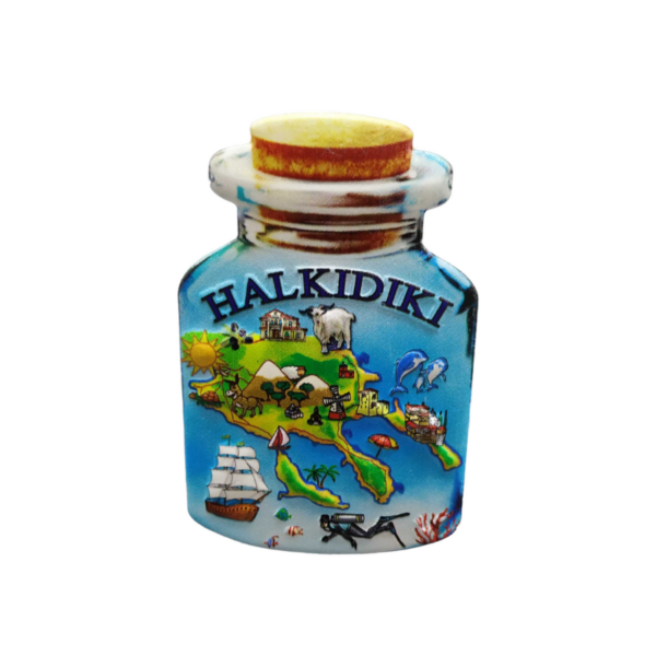 Tουριστικό μαγνητάκι Souvenir – Σετ 12pcs - Resin Magnet - Halkidiki - 678306 - GoodFlix