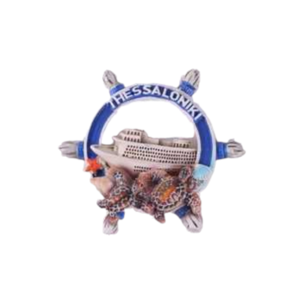 Tουριστικό μαγνητάκι Souvenir - Σετ 12pcs - Resin Magnet - Thessaloniki - 678399 - GoodFlix