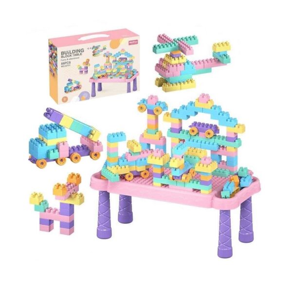 Σετ πάγκος κατασκευών DIY με τουβλάκια - C2721 - 88pcs - 117155 - GoodFlix