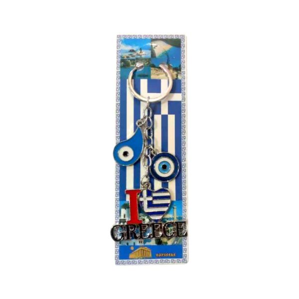 Τουριστικό μπρελόκ Souvenir - Σετ 12pcs - Greece - 127167 - GoodFlix