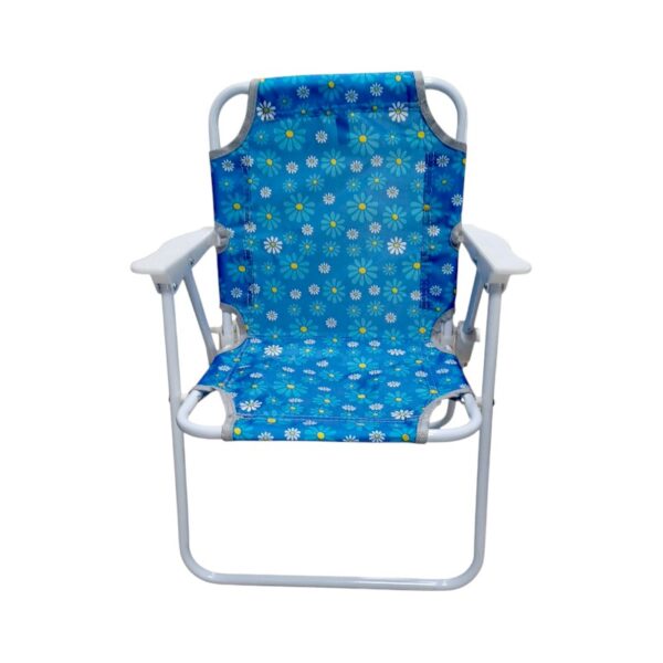 Παιδική πτυσσόμενη καρέκλα camping - 2012 - 241729 - Light Blue/Flowers - GoodFlix