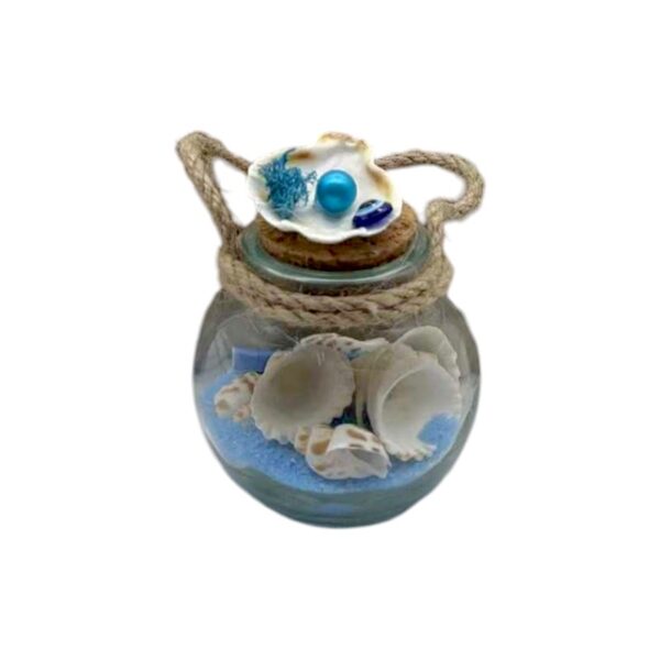 Διακοσμητικό Souvenir - Μπουκαλάκι με κοχύλια - 6pcs - 251698 - GoodFlix