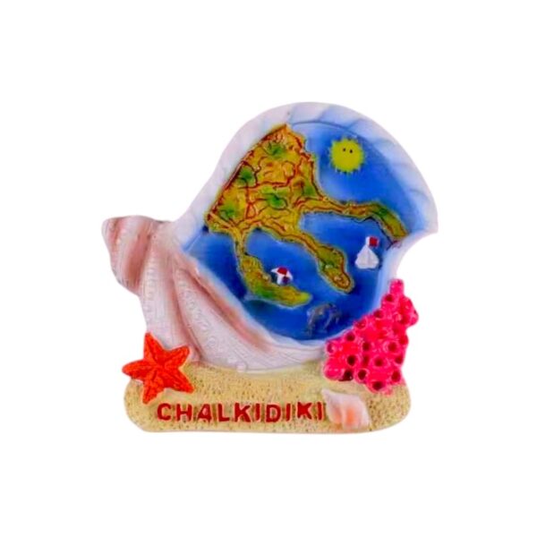 Tουριστικό μαγνητάκι Souvenir – Σετ 12pcs - Resin Magnet - Chalkidiki - 678072 - GoodFlix