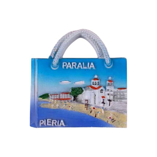 Tουριστικό μαγνητάκι Souvenir – Σετ 12pcs - Resin Magnet - Paralia - 678113 - GoodFlix