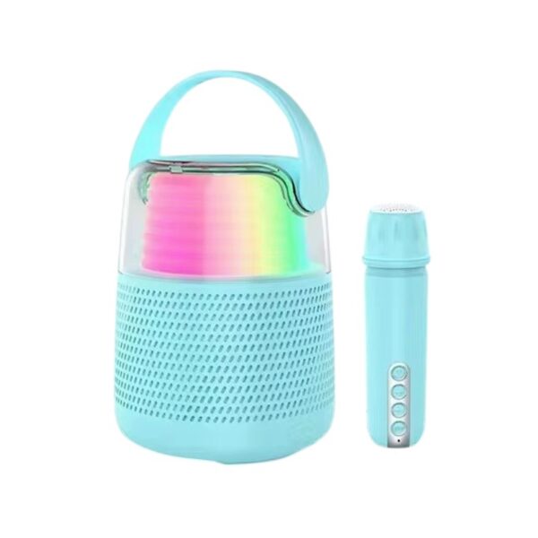 Ασύρματο ηχείο Bluetooth με μικρόφωνο Karaoke - KMS-151 - 885499 - Blue - GoodFlix
