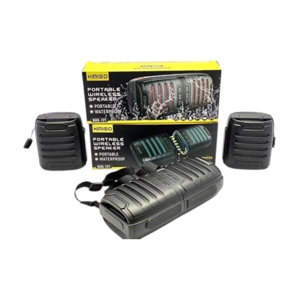 Ασύρματο ηχείο Bluetooth αδιάβροχο - 2in1 - KMS-121 - 886144 - Black - GoodFlix