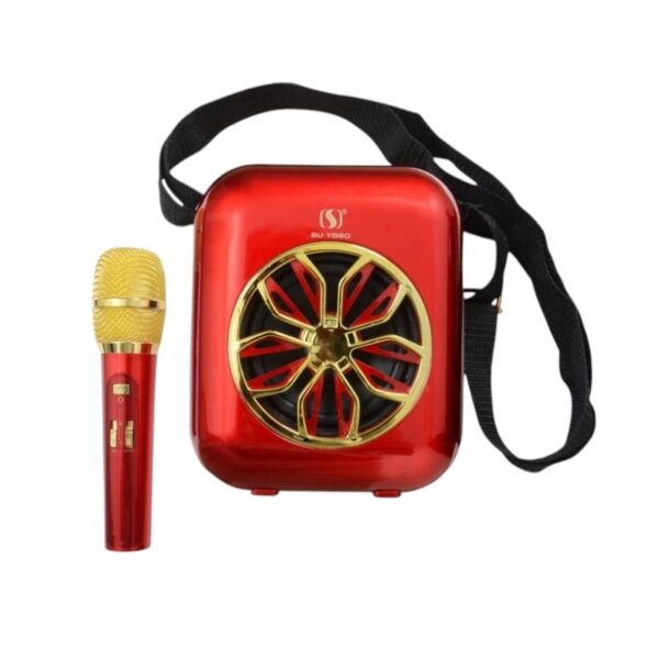 Ασύρματο ηχείο Bluetooth με μικρόφωνο Karaoke - YS-A20 - 887103 - Red - GoodFlix