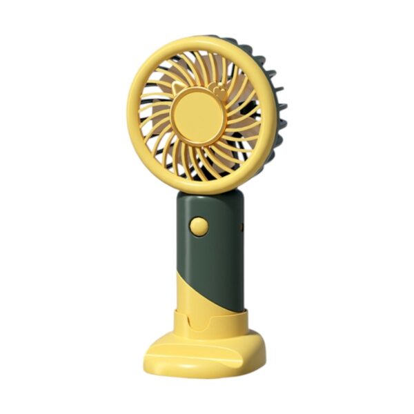 Επαναφορτιζόμενος ανεμιστήρας mini - CS1351-2 - 030403 - Yellow - GoodFlix