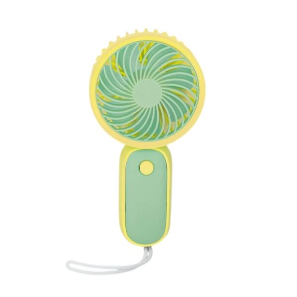 Επαναφορτιζόμενος ανεμιστήρας mini - HQ66-19 - 032186 - Yellow/Green - GoodFlix