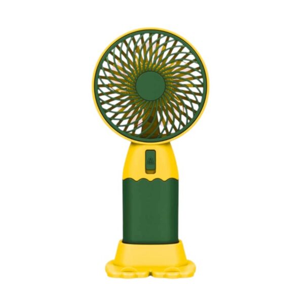 Επαναφορτιζόμενος ανεμιστήρας mini - 0808-1 - 033121 - Yellow/Green - GoodFlix