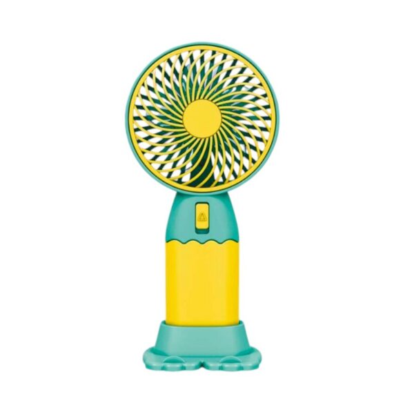 Επαναφορτιζόμενος ανεμιστήρας mini - 0808-1 - 033121 - Blue/Yellow - GoodFlix