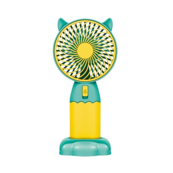 Επαναφορτιζόμενος ανεμιστήρας mini - 0808-2 - 033138 - Yellow/Green - GoodFlix