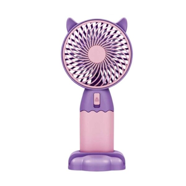 Επαναφορτιζόμενος ανεμιστήρας mini - 0808-2 - 033138 - Purple - GoodFlix
