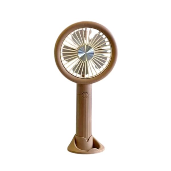 Επαναφορτιζόμενος ανεμιστήρας mini - 677-55B - 037006 - Brown - GoodFlix