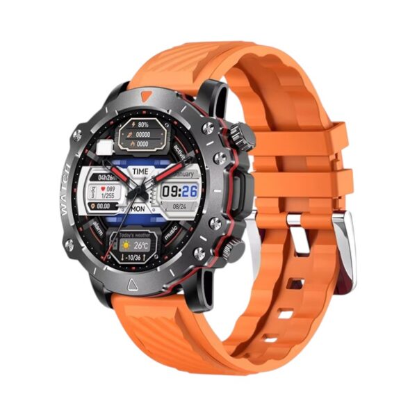 Σετ Smartwatch με 3 λουράκια - LG78 Pro - 064878 - Orange - GoodFlix