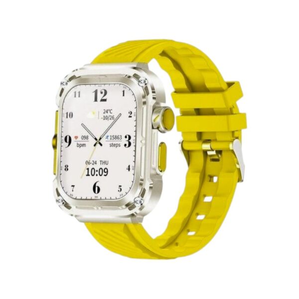 Σετ Smartwatch με 3 λουράκια - Z85 MAX - 065097 - Yellow - GoodFlix