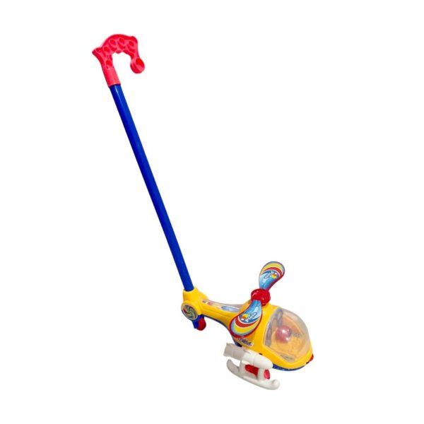 Συρόμενο παιχνίδι Αεροπλανάκι - 8581A - 117270 - Yellow - GoodFlix