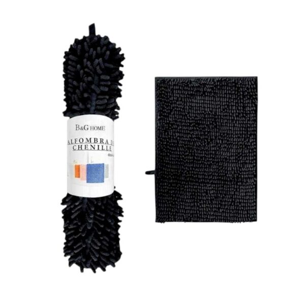 Πατάκι μπάνιου - 6C - Black -  - 40x60cm - Black - 20873 - GoodFlix