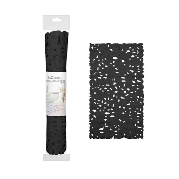 Αντιολισθητικό πατάκι μπάνιου - 6C - 36x66cm - Black - 21073 - GoodFlix