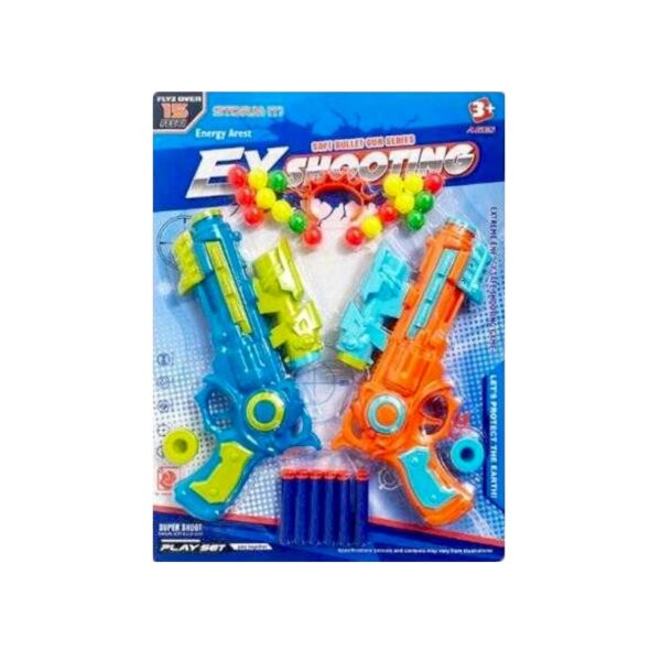 Παιδικό όπλο στόχου - Soft Gun - 2pcs - 5389A-3 - 215594 - GoodFlix