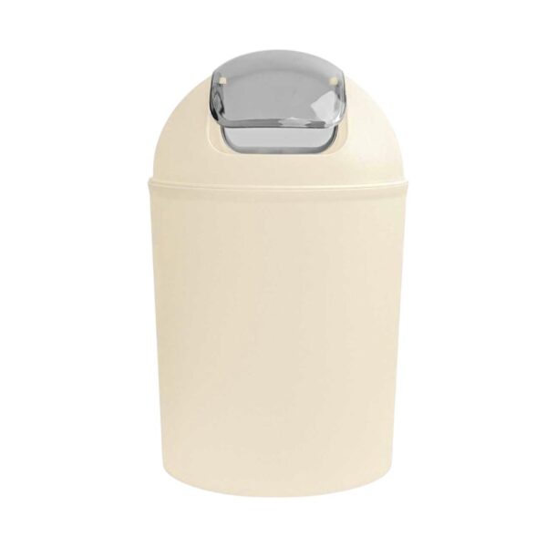 Κάδος απορριμμάτων μπάνιου πλαστικός - Beige - 21581 - GoodFlix