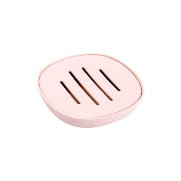 Σαπουνοθήκη μπάνιου πλαστική - Light Pink - 21628 - GoodFlix