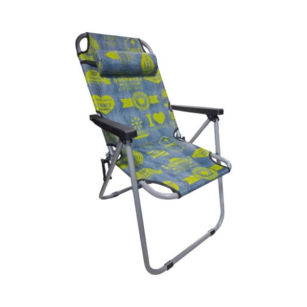 Πτυσσόμενη καρέκλα camping - 1680NZ - 241804 - Blue/Green - GoodFlix